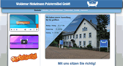 Desktop Screenshot of hinkelmann-polstermoebel.de